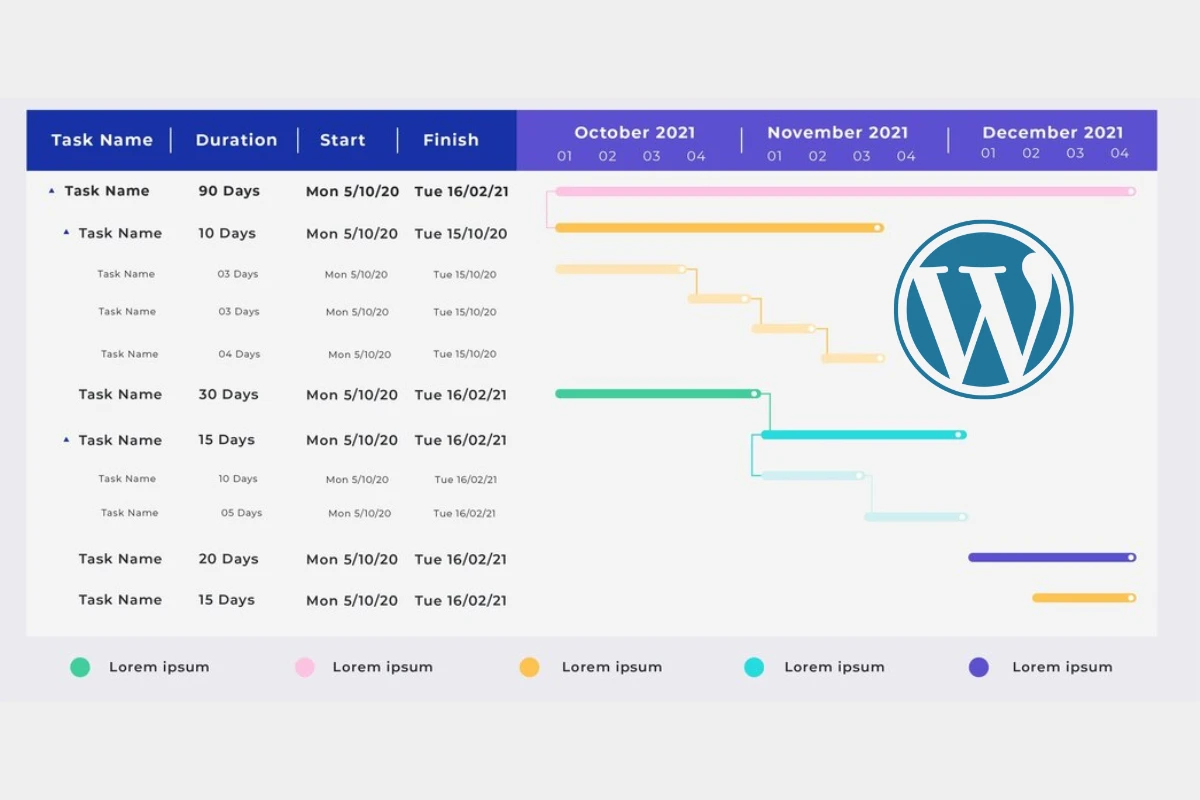 budget and timeline when redesigning wordpress website