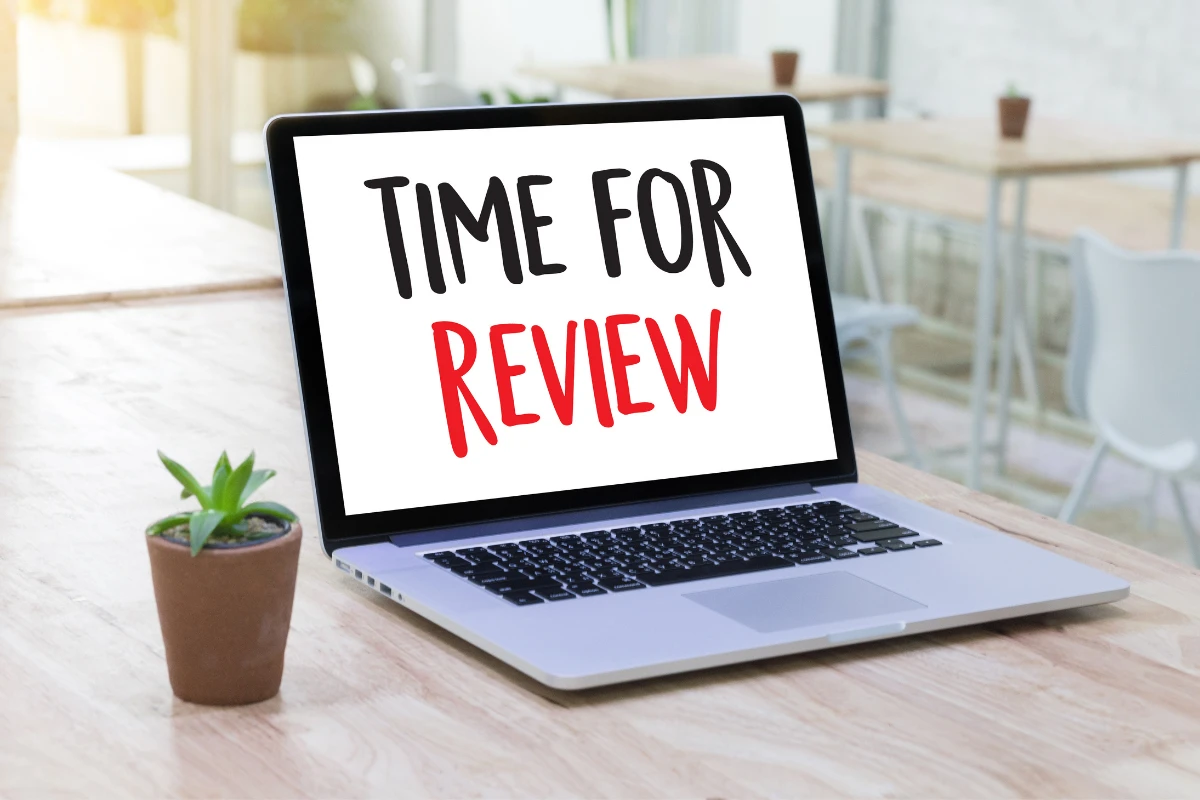 screen containing phrase : Time For Review